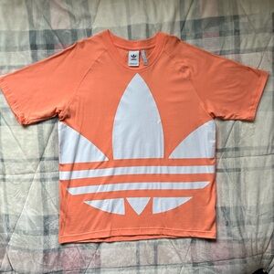 Adidas Men’s Medium Coral Oversized Short Sleeve T-Shirt
